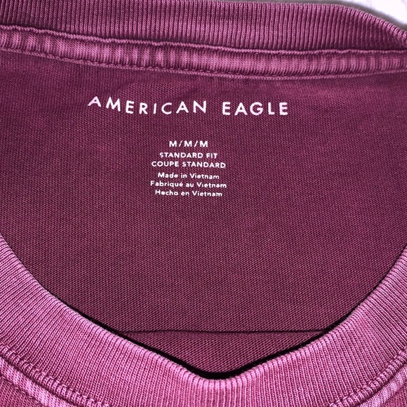 AMERICAN EAGLE | Vintage wash long sleeve T shirt - Picture 4 of 6